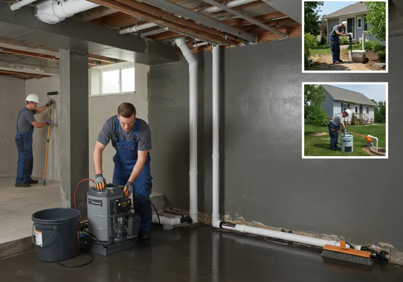 Basement Waterproofing and Flood Prevention process in Morristown, IN